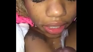 B Blasting Cum Nut Facial on Joy After Facefucking part 3