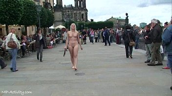 Hot blonde sandra naked on public streets