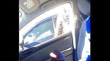 Dick flashing milf in car