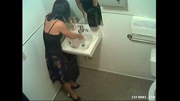 Hidden cam in toilet filming officegirl pissin