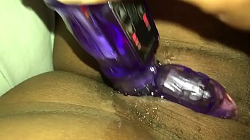 Tammy using vibrator on extremely wet pussy