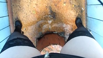 I like to piss in public places, amateur fetish compilation and a lot of urine.