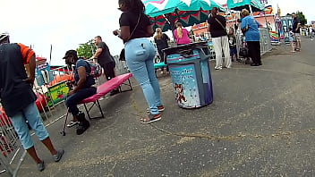 Nice Fat booty walk at the carnival