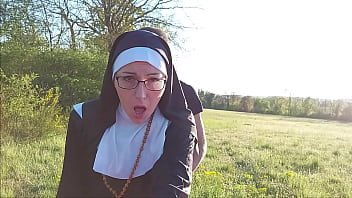 This nun gets her ass filled with cum before she goes to church !!