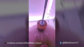 Getting machine fucked by the Beastli dildo whilst in Chastity