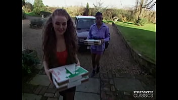 Kai Nobel and Rosanna Mendes in Pizza Delivery