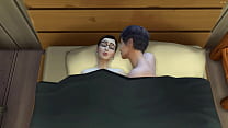 Japanese step mom and step son share the same bed on vacation in Spain - Asian stepson leaves his stepmother pregnant after he fucks her